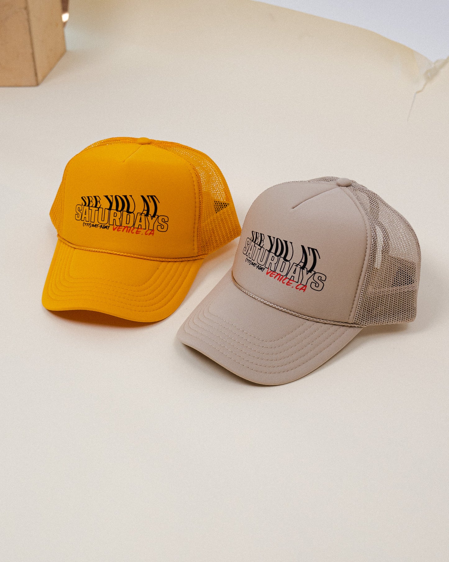 See you at Saturdays Trucker Hat